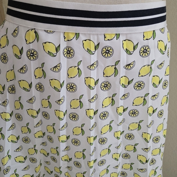 J.Crew Pleated Lemon Skirt 4 - Picture 3 of 5